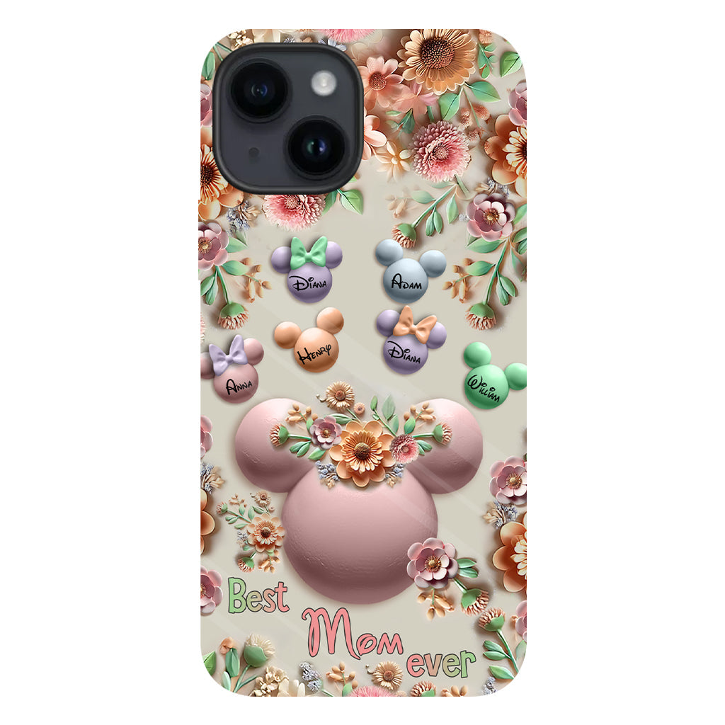 Best Mom / Grandma Ever - Personalized Mouse Full Print Phone Case
