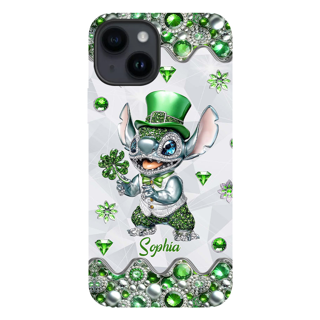 Lucky Shamrock - Personalized Ohana Full Print Phone Case