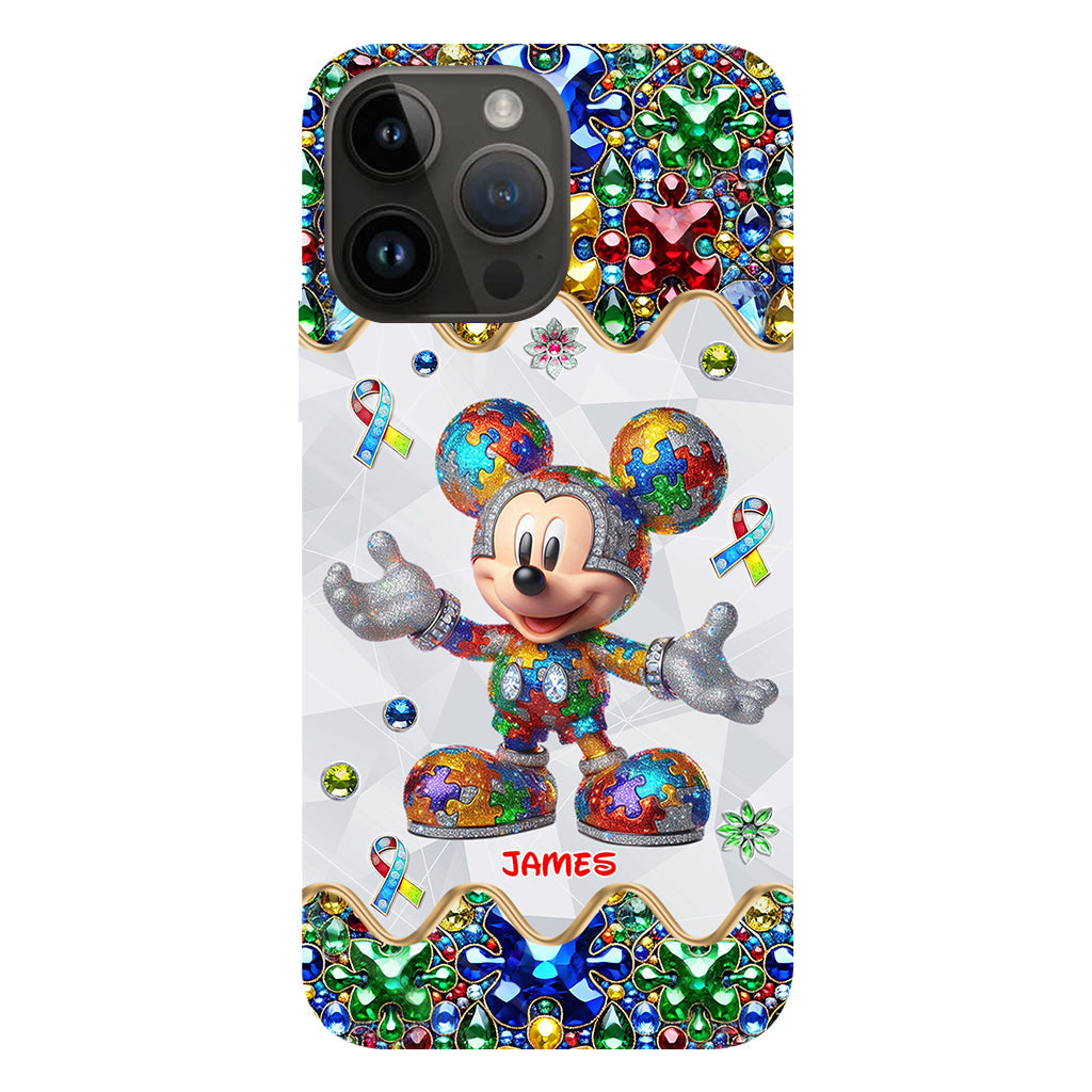 It's Okay To Be Different - Personalized Autism Awareness Full Print Phone Case