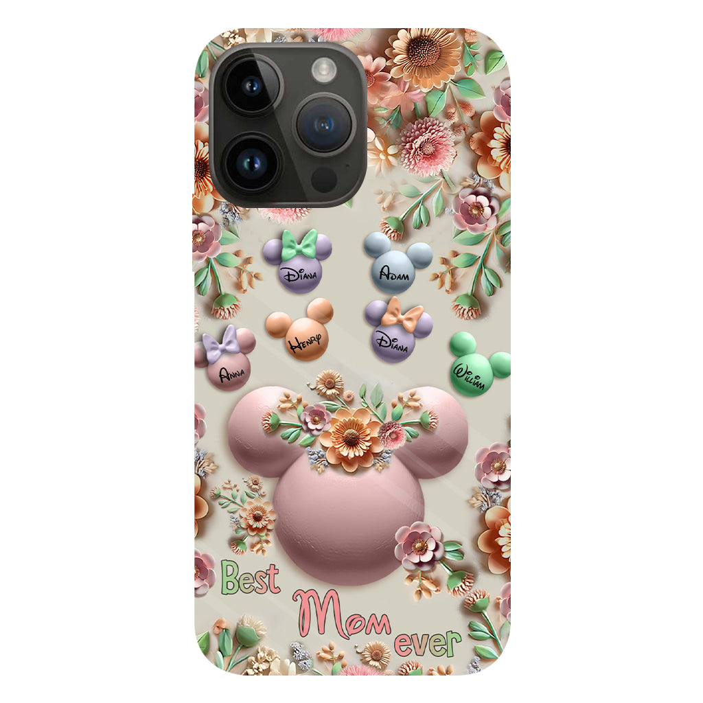 Best Mom / Grandma Ever - Personalized Mouse Full Print Phone Case