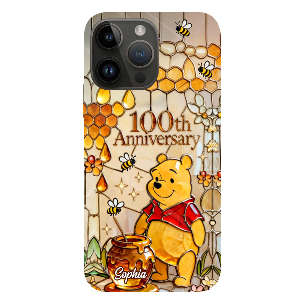 Honey Bear 100th Anniversary - Personalized Yellow Bear Full Print Phone Case