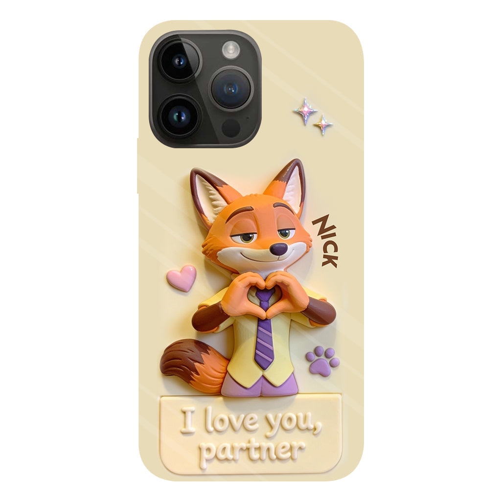 I Love You - Personalized Couple Full Print Phone Case