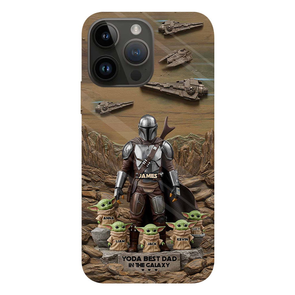 The Best Dad, Grandpa, Uncle,.. - Personalized The Force Full Print Phone Case