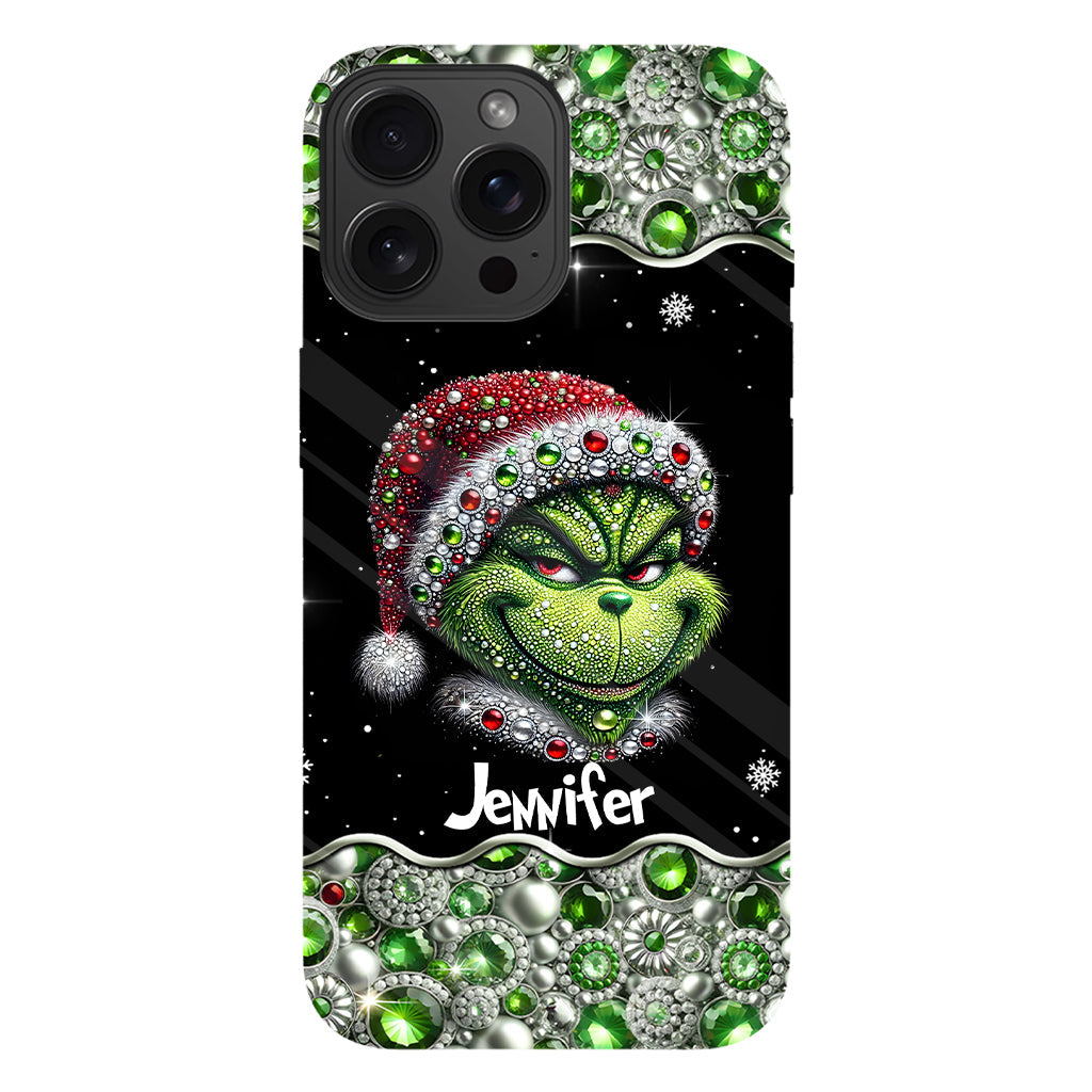 Merry Grinchmas - Personalized Stole Christmas Full Print Phone Case