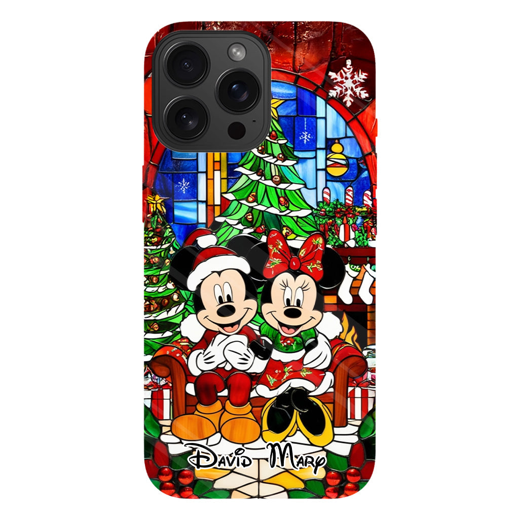 Very Merry Christmas - Personalized Mouse Full Print Phone Case