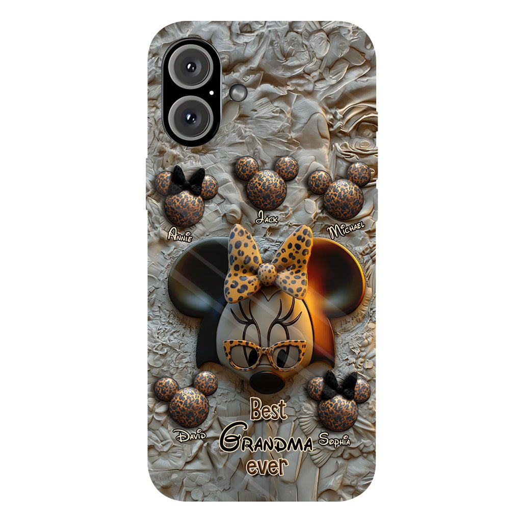 Best Grandma / Mom Ever - Personalized Mouse Full Print Phone Case