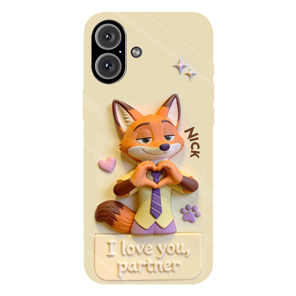 I Love You - Personalized Couple Full Print Phone Case