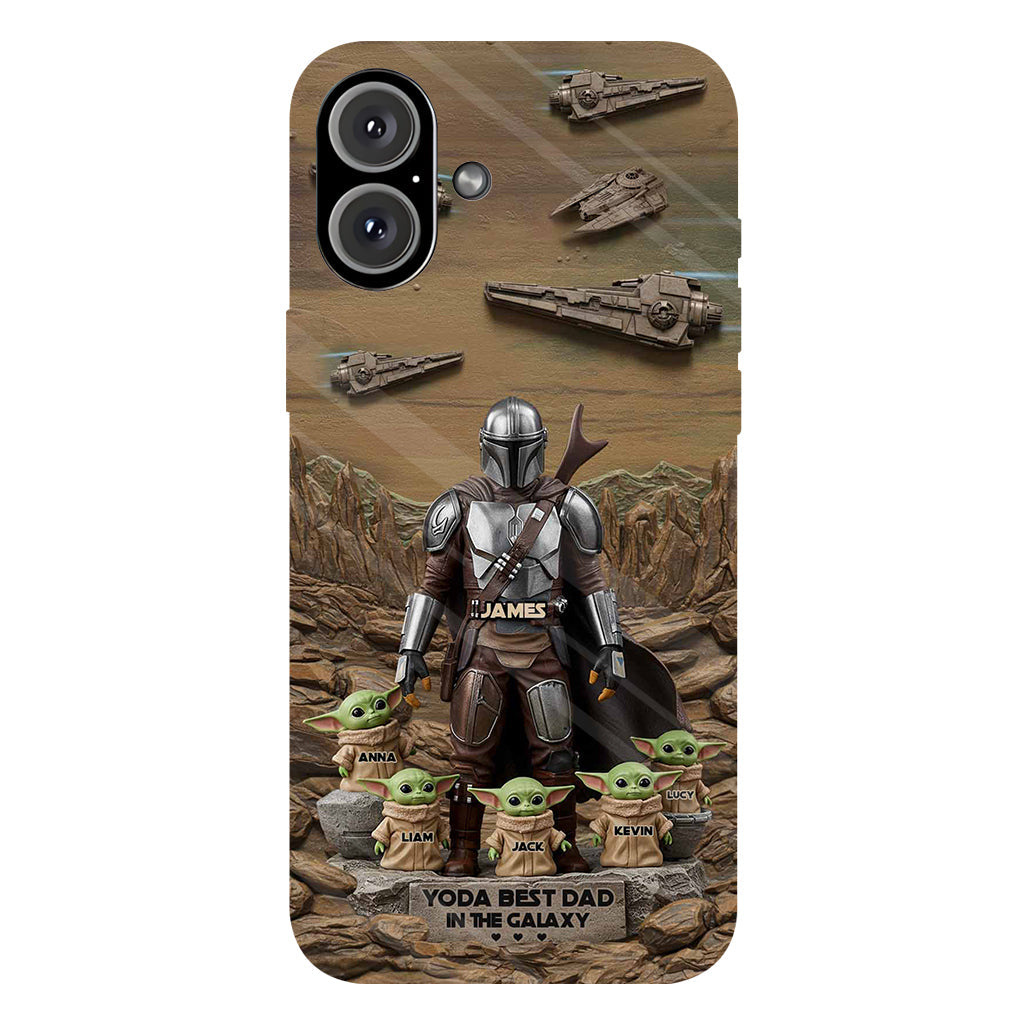 The Best Dad, Grandpa, Uncle,.. - Personalized The Force Full Print Phone Case