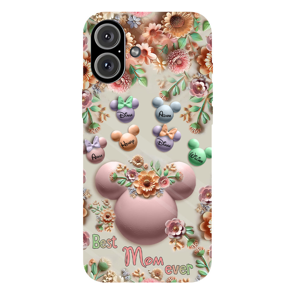 Best Mom / Grandma Ever - Personalized Mouse Full Print Phone Case