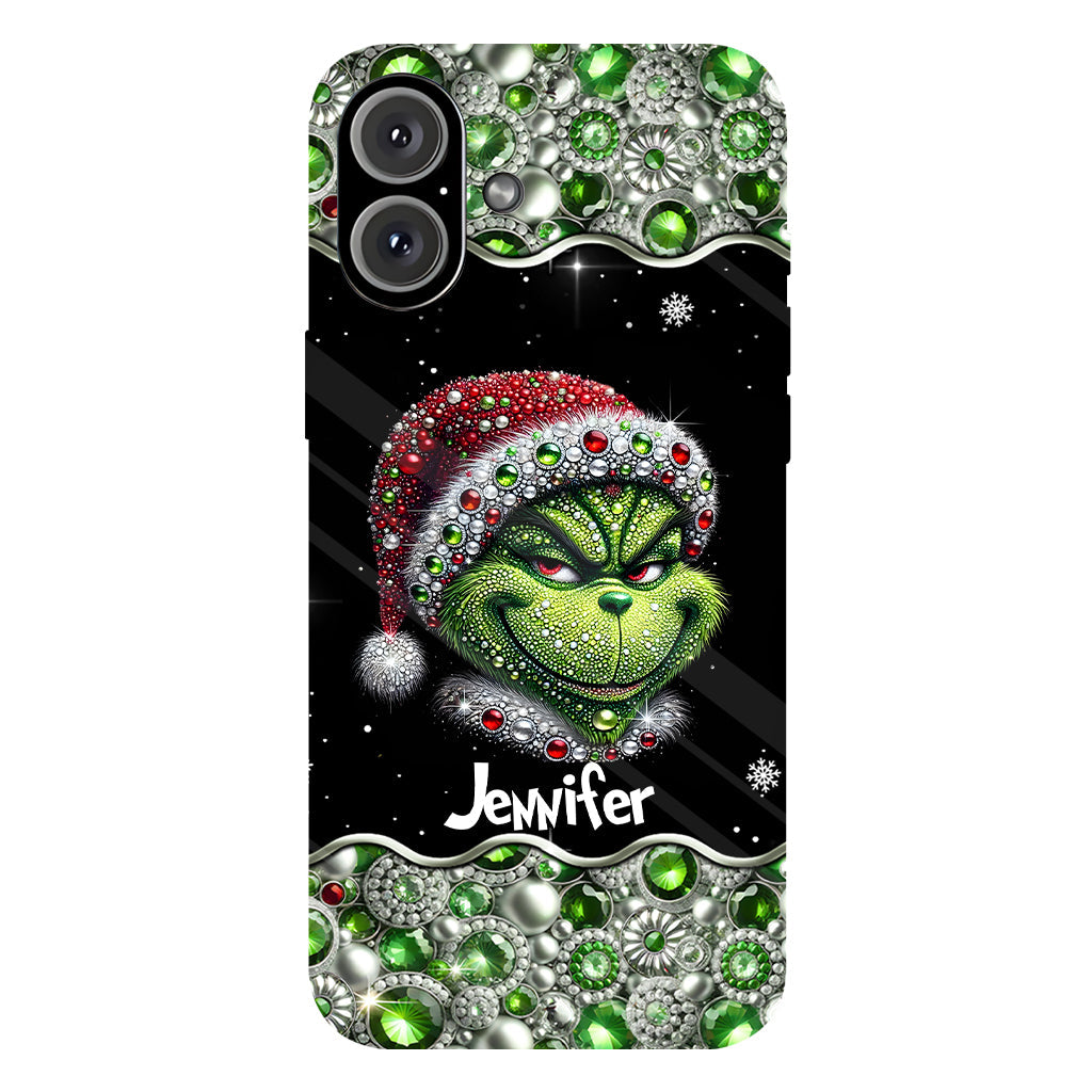 Merry Grinchmas - Personalized Stole Christmas Full Print Phone Case