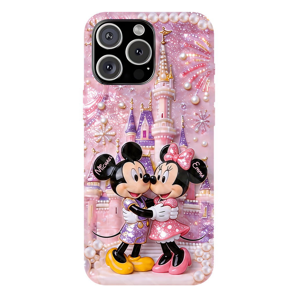 Cartoon Mouse Lovers Gift - Personalized Dream Trip Full Print Phone Case