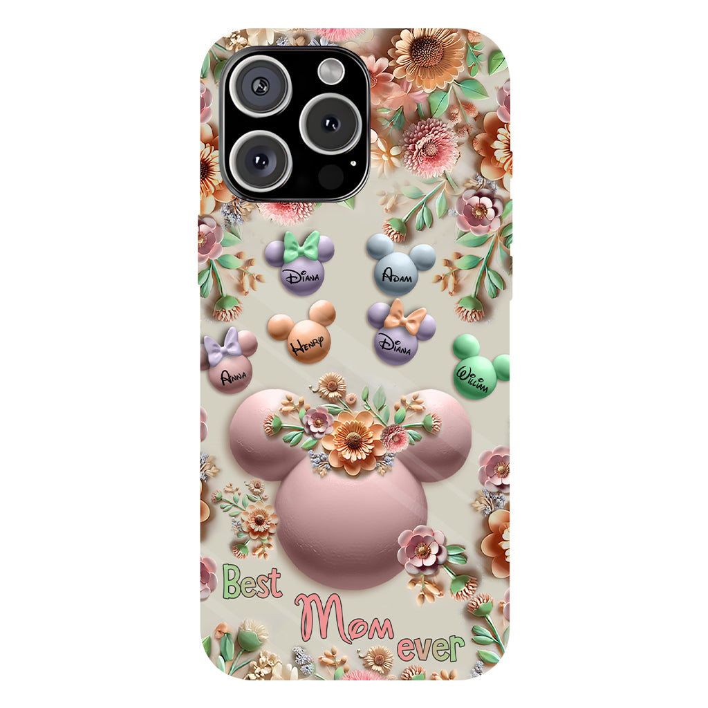 Best Mom / Grandma Ever - Personalized Mouse Full Print Phone Case