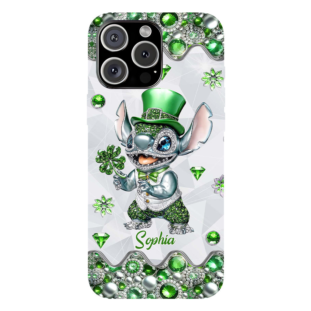 Lucky Shamrock - Personalized Ohana Full Print Phone Case