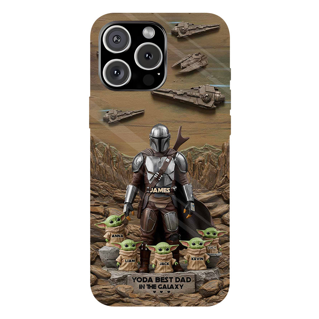 The Best Dad, Grandpa, Uncle,.. - Personalized The Force Full Print Phone Case