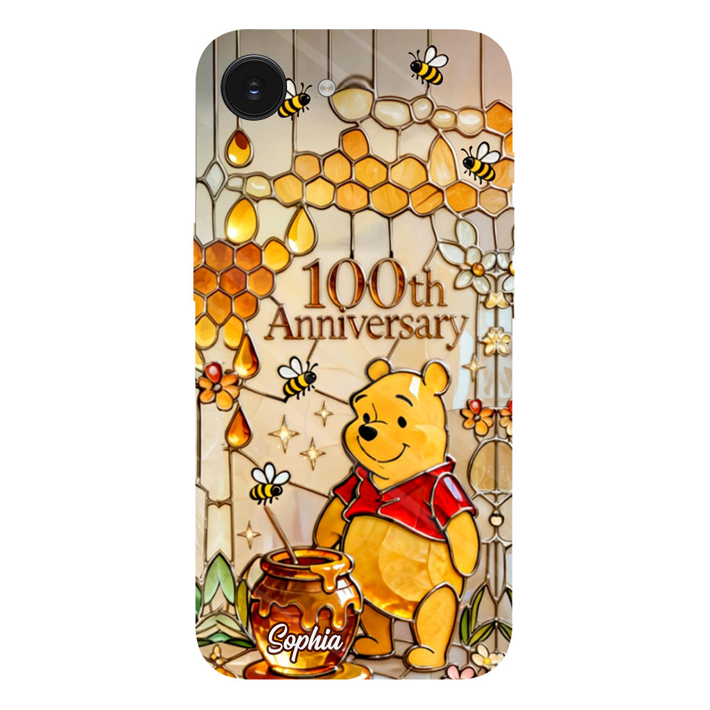 Honey Bear 100th Anniversary - Personalized Yellow Bear Full Print Phone Case