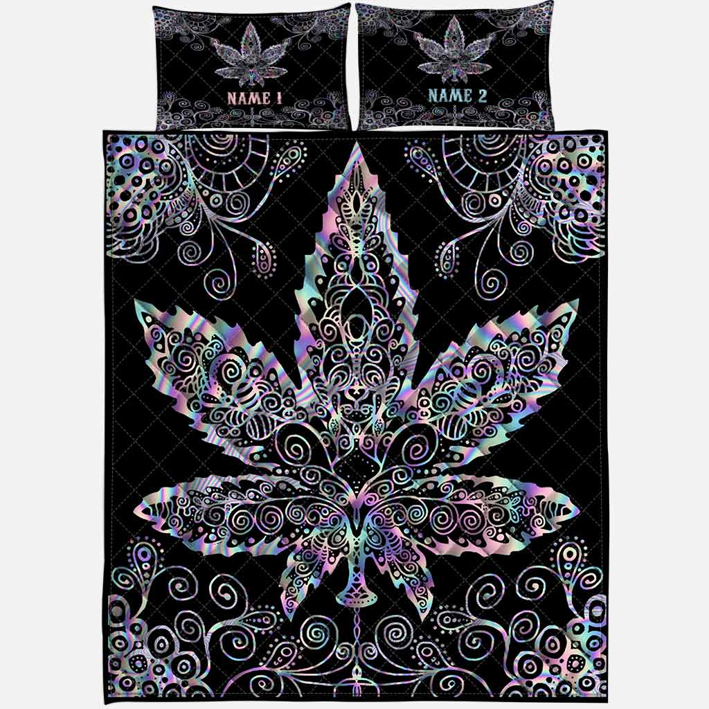 Dope Souls - Personalized Weed Quilt Set