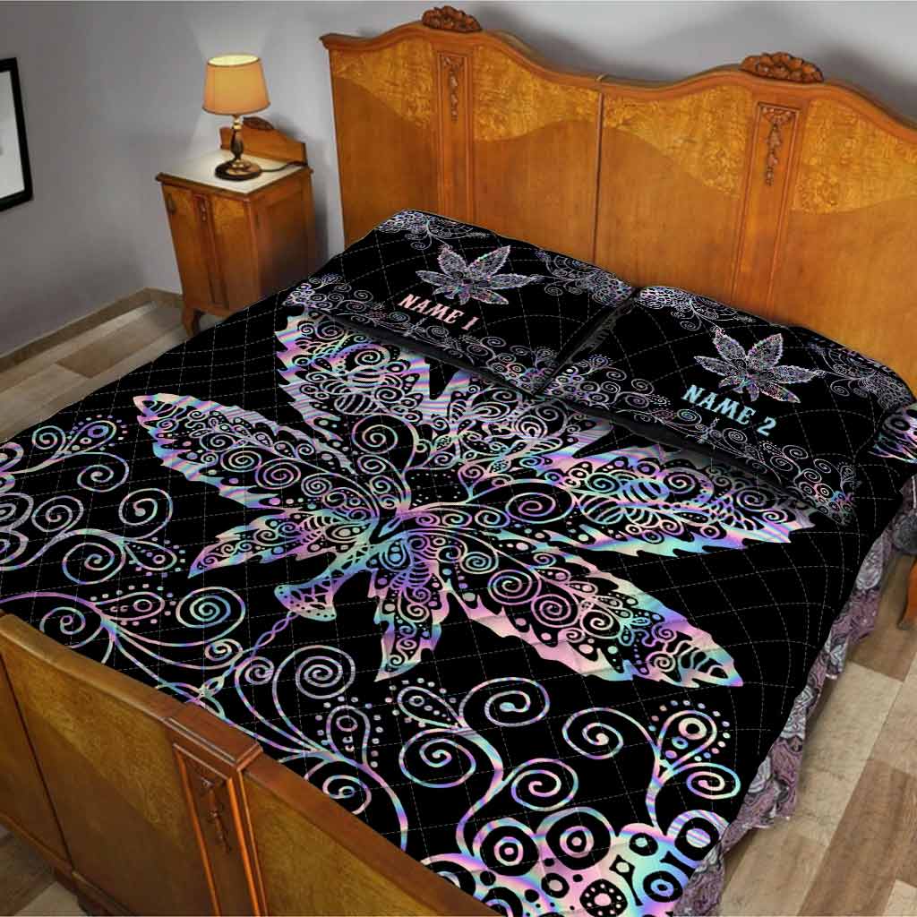 Dope Souls - Personalized Weed Quilt Set