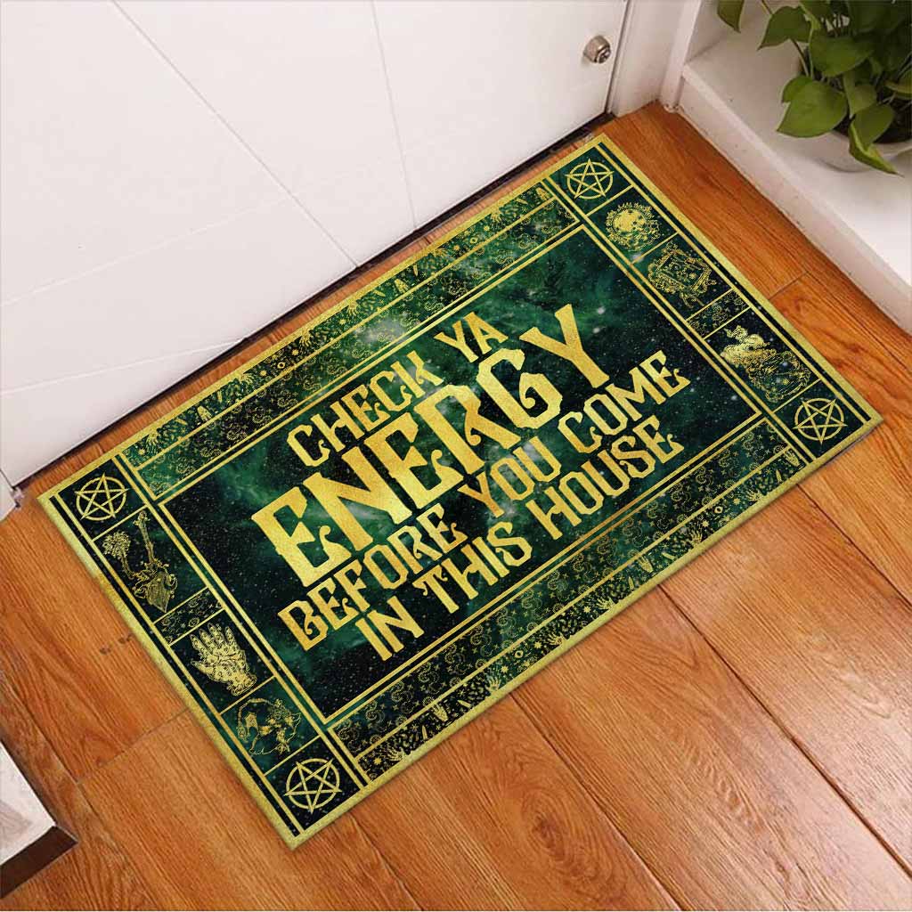 Check Ya Energy - Witch Doormat