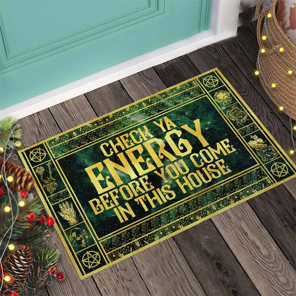 Check Ya Energy - Witch Doormat