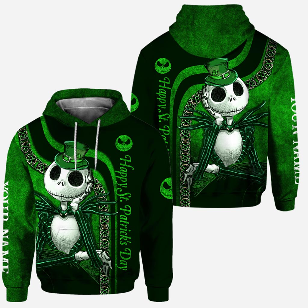 Happy St. Patrick's Day - Personalized Nightmare Hoodie And Leggings