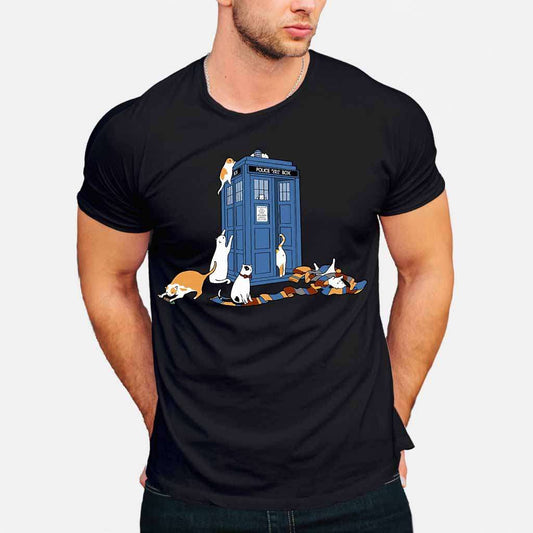 Cats And The Box - T-shirt and Hoodie 1122