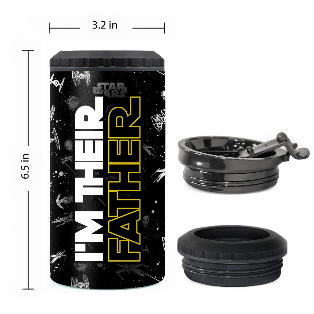 I'm Their Father - Personalized The Force Can Cooler