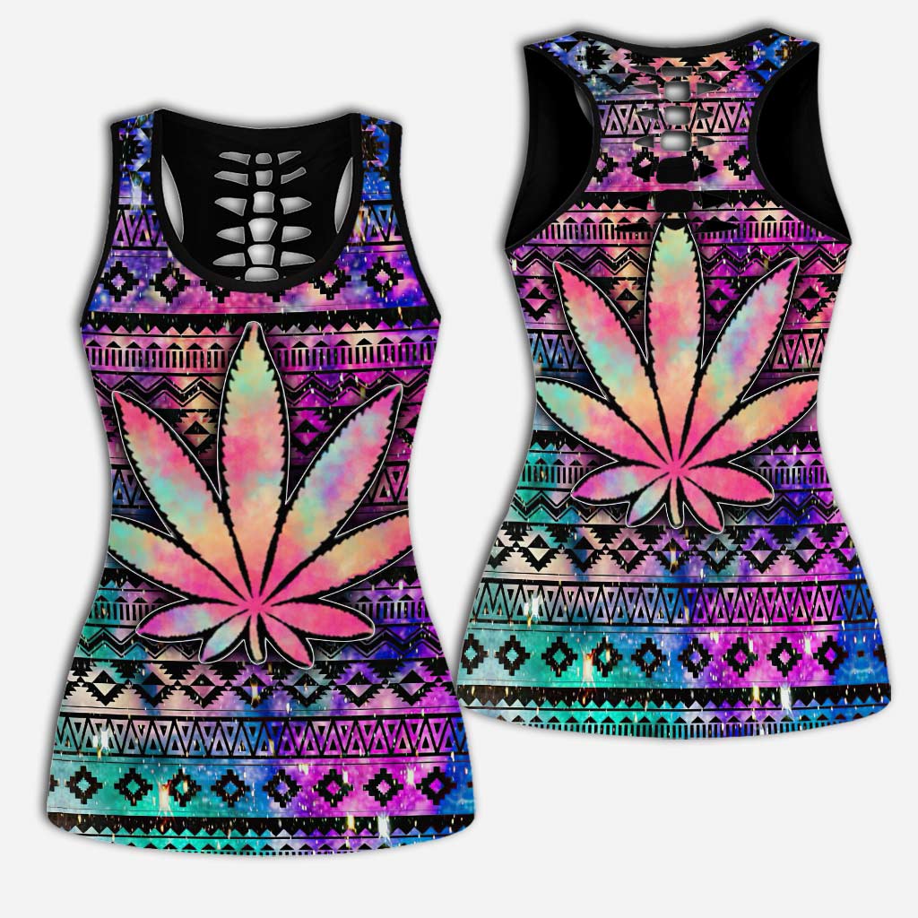 Galaxy High - Weed Hollow Tank Top and Women Shorts