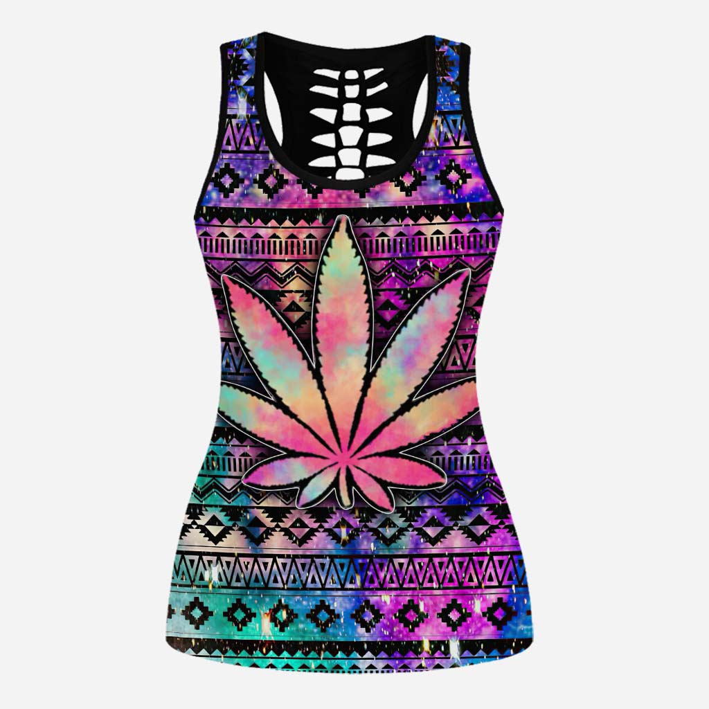 Galaxy High - Weed Hollow Tank Top and Women Shorts