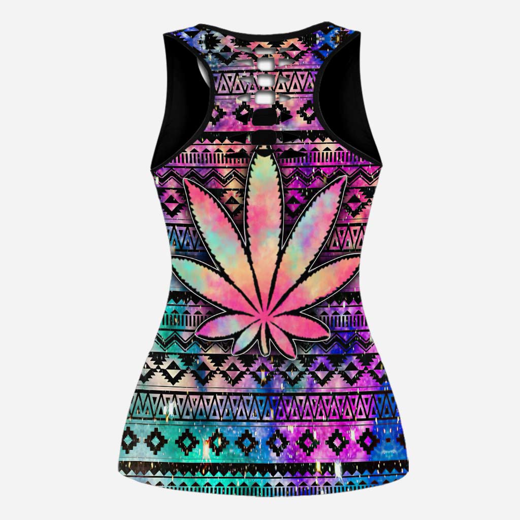 Galaxy High - Weed Hollow Tank Top and Women Shorts