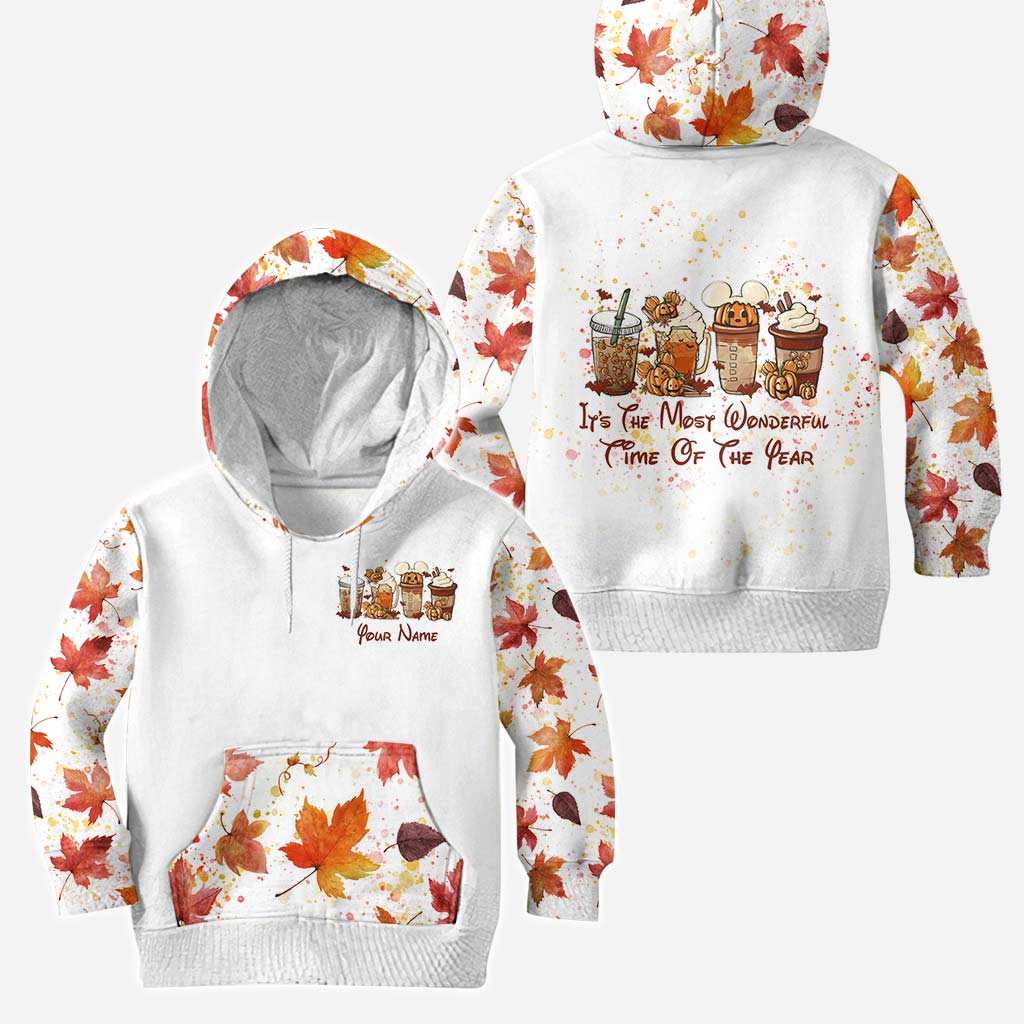 It's The Most Wonderful Time - Personalized Mouse Hoodie and Leggings