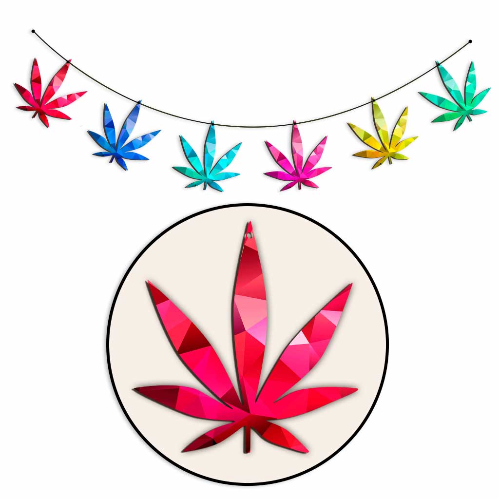 Magic Leaf - Christmas Weed 6 Pieces Garland
