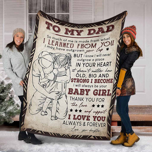 To My Dad - Father Blanket 082021