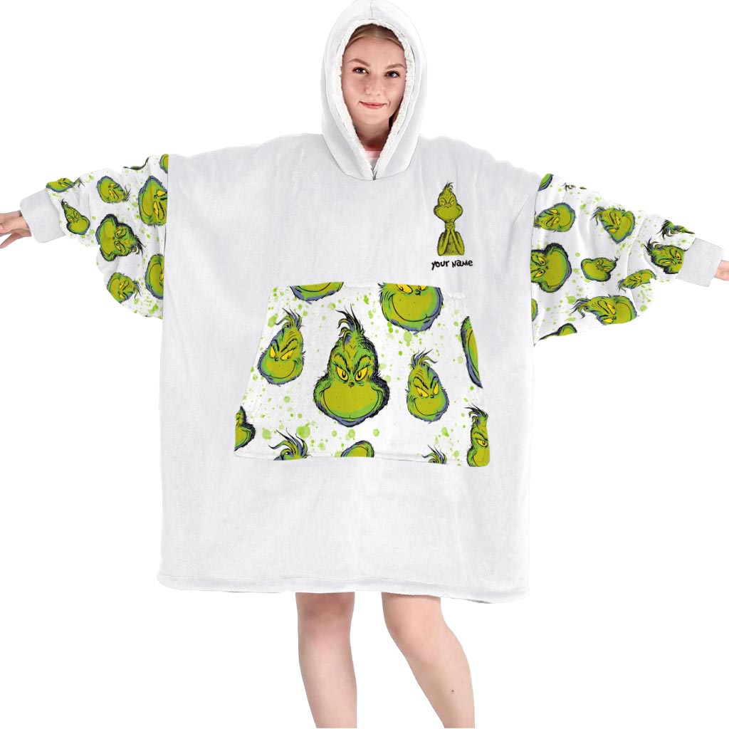 Rock Paper Scissors - Personalized Stole Christmas Blanket Hoodie