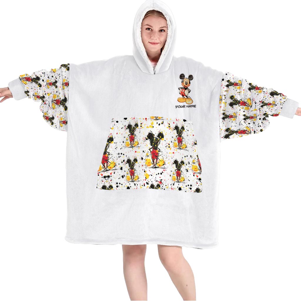 Magic Mouse Ears - Personalized Mouse Blanket Hoodie