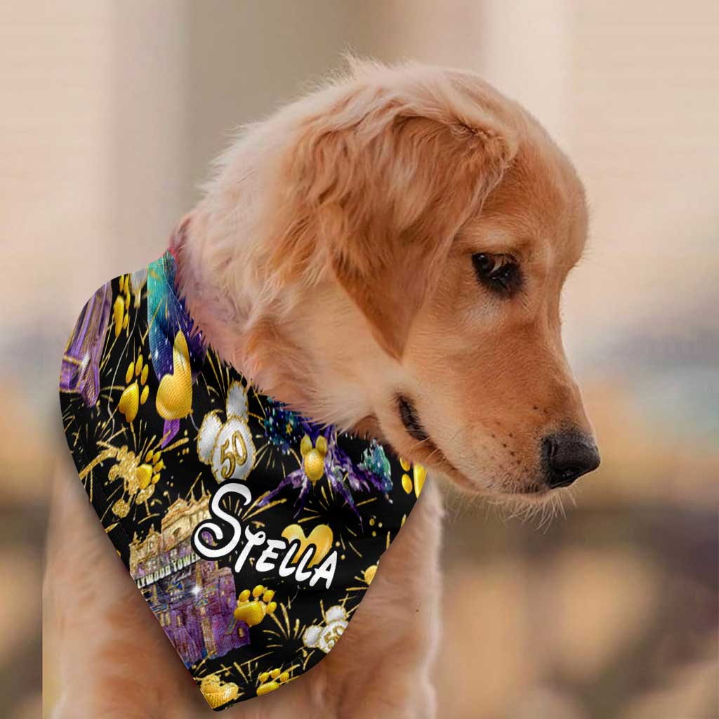 Magical Mouse Ears Lovely Paws - Personalized Mouse Pet Bandana