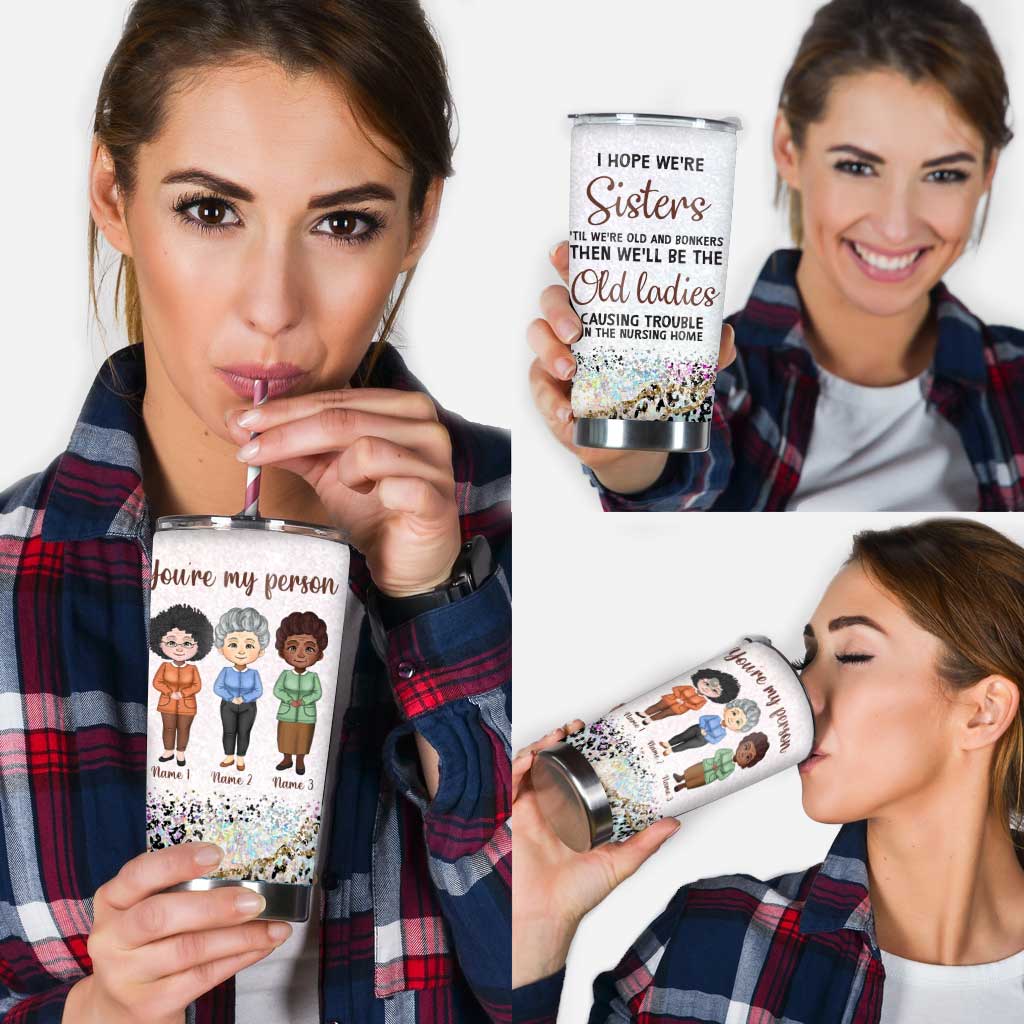 Besties - Personalized Bestie Tumbler