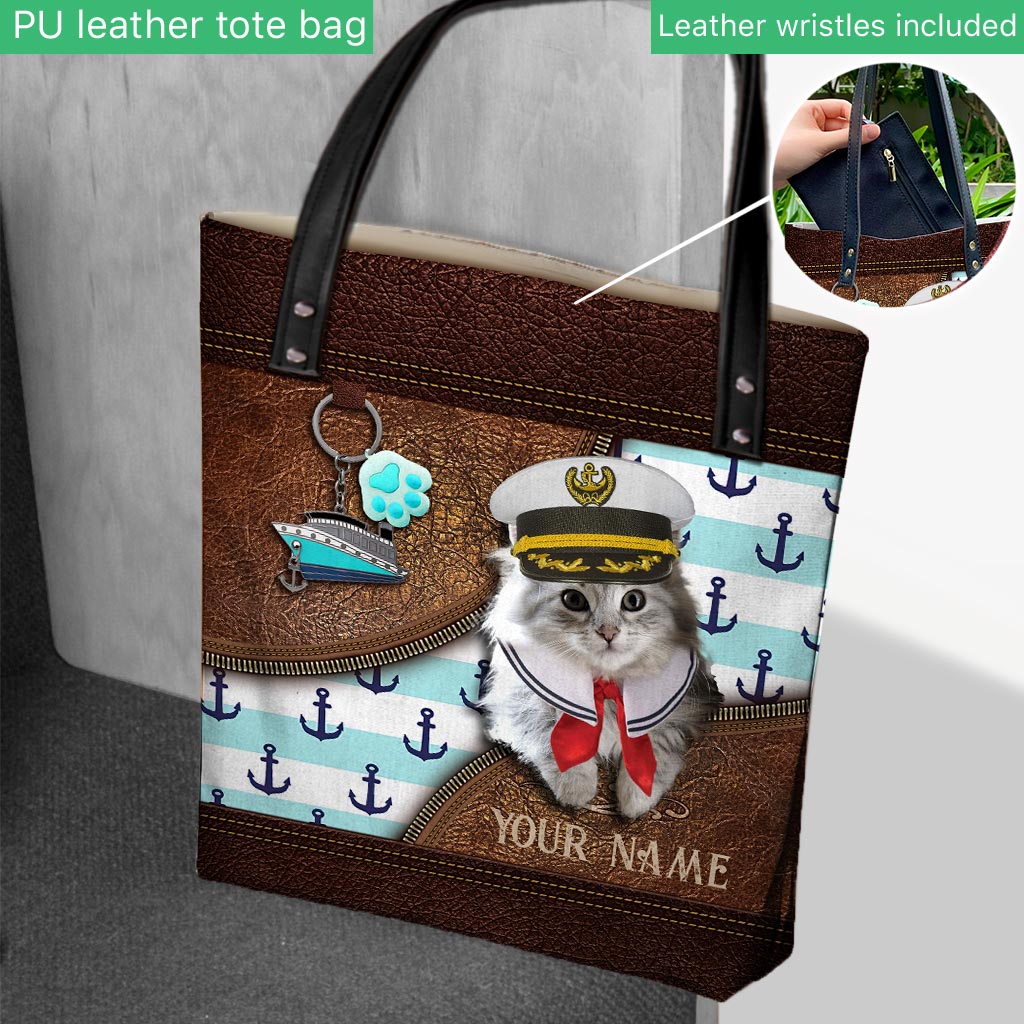 Love Cruising And Cat Personalized  Tote Bag