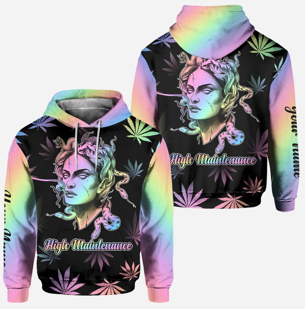 High Maintenance - Personalized Weed Hoodie and Leggings