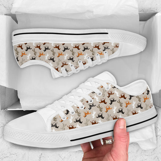 Retro Horses Horse Low Top Shoes