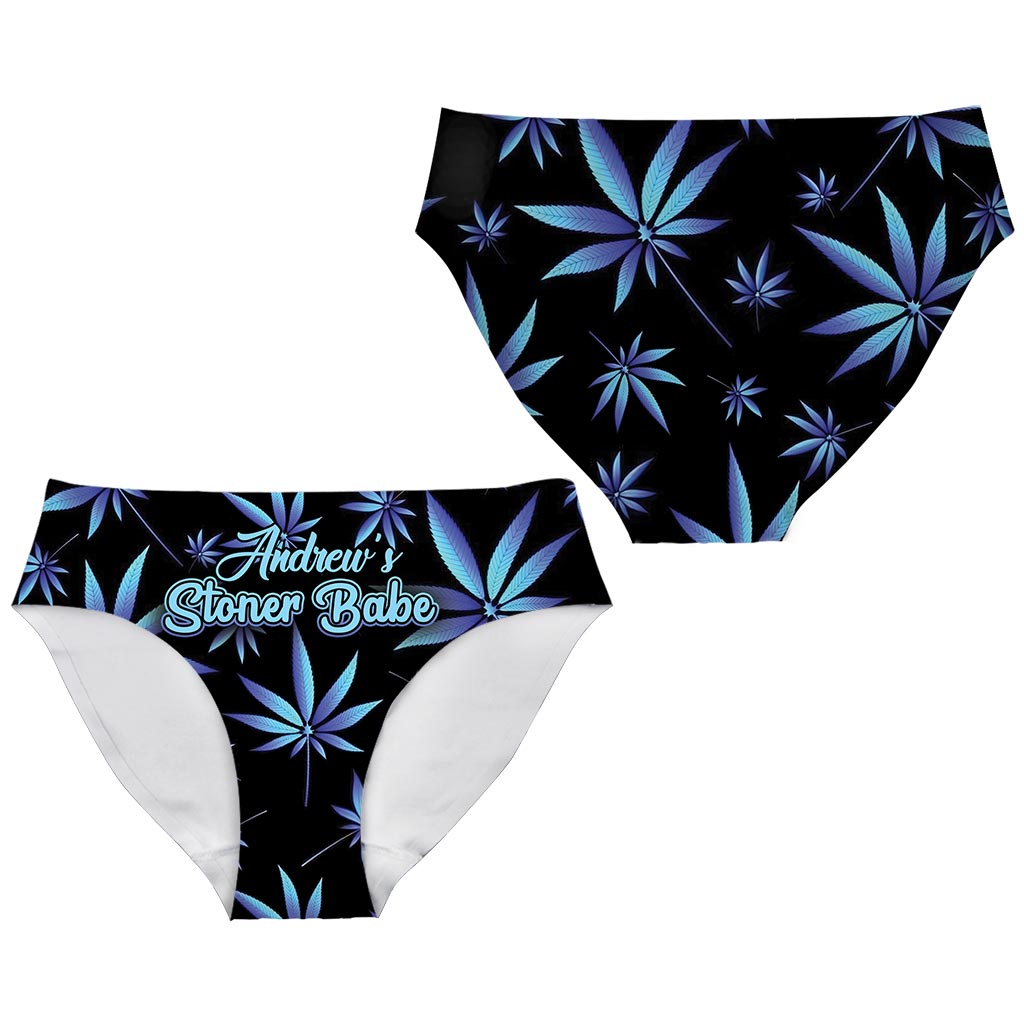 Stoner Babe - Personalized Weed Women's Briefs