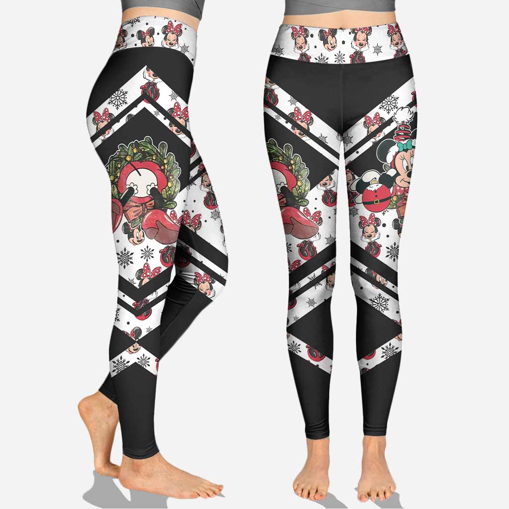 Merry Christmas - Personalized Christmas Mouse Hoodie and Leggings