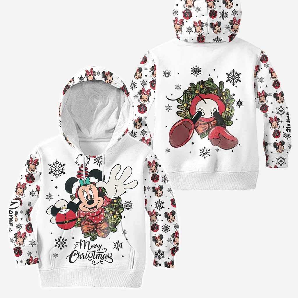 Merry Christmas - Personalized Christmas Mouse Hoodie and Leggings