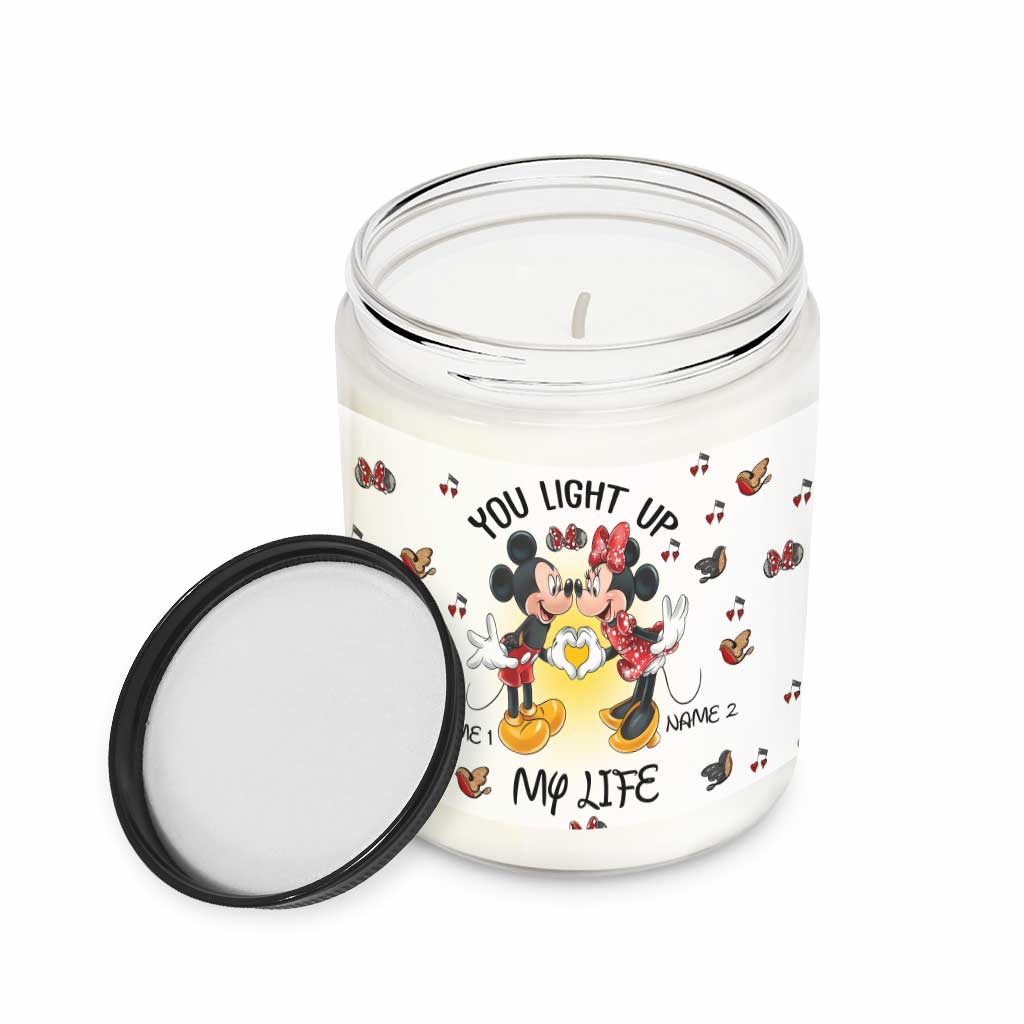 You Light Up My Light - Personalized Mouse Candle