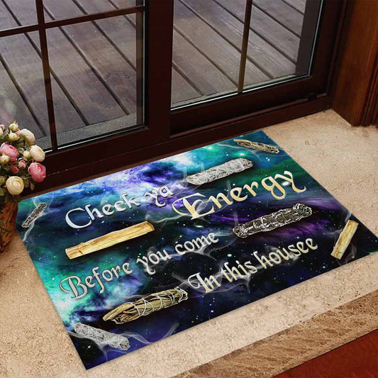 Check Ya Energy Sage - Witch Doormat