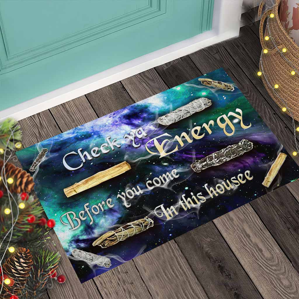 Check Ya Energy Sage - Witch Doormat