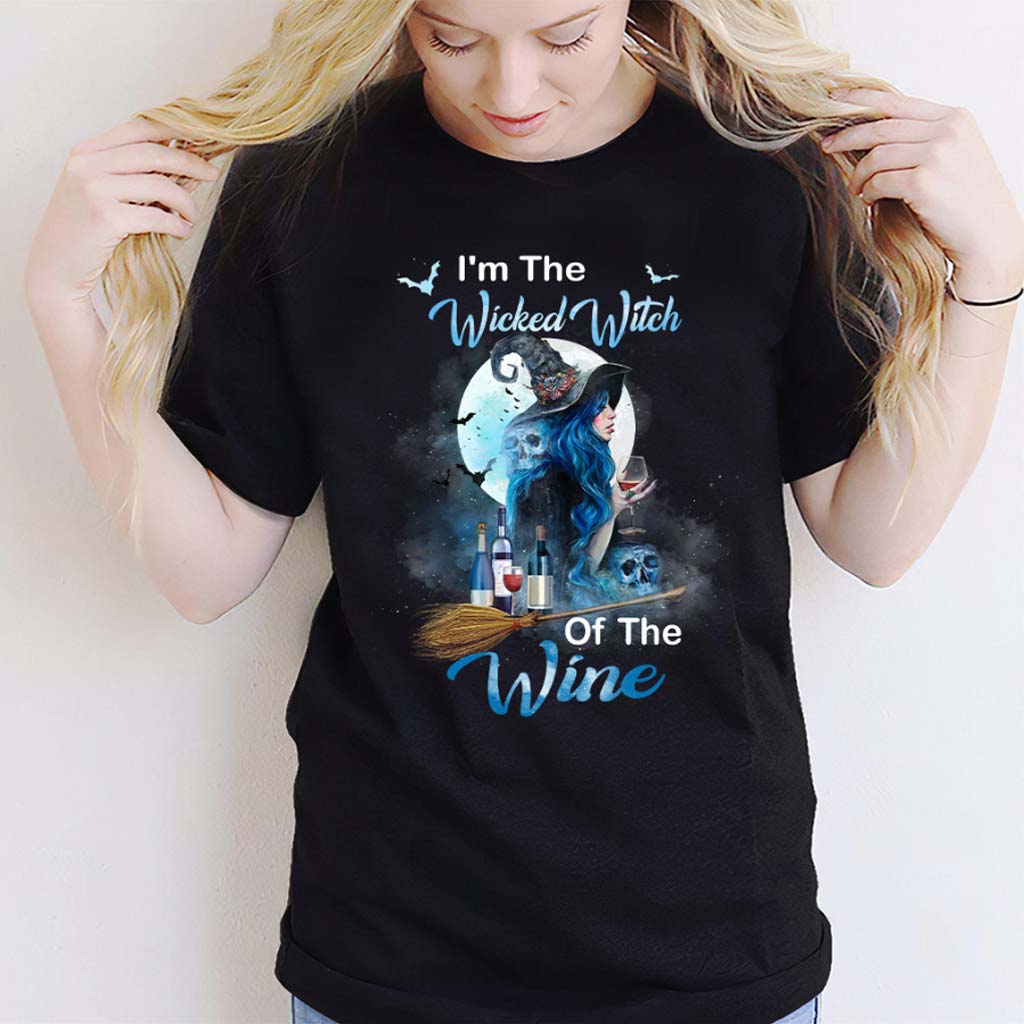 I'm The Wicked Witch Of The Wine Halloween T-shirt And Hoodie