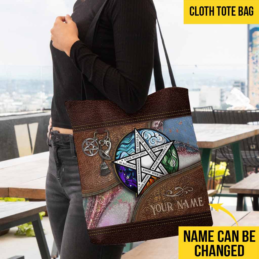Speak With Love Witch Personalized Tote Bag