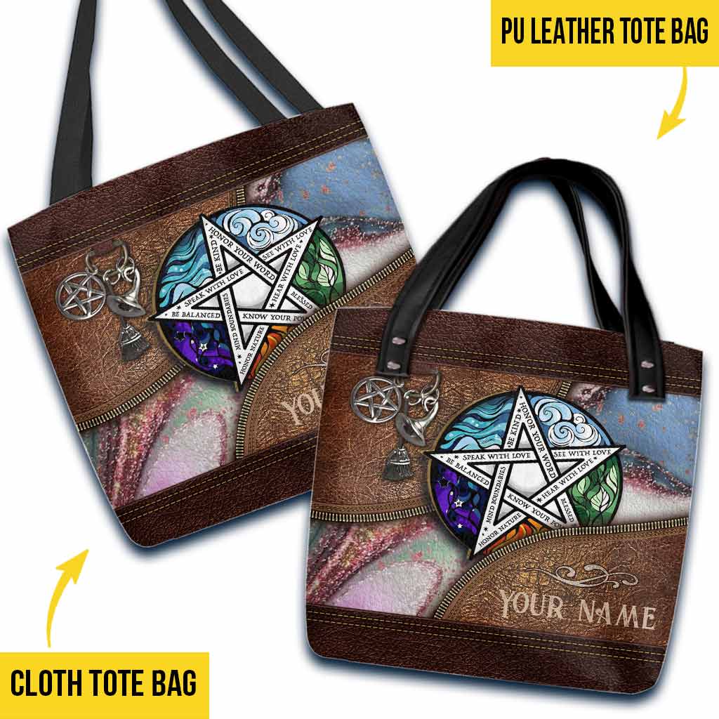 Speak With Love Witch Personalized Tote Bag