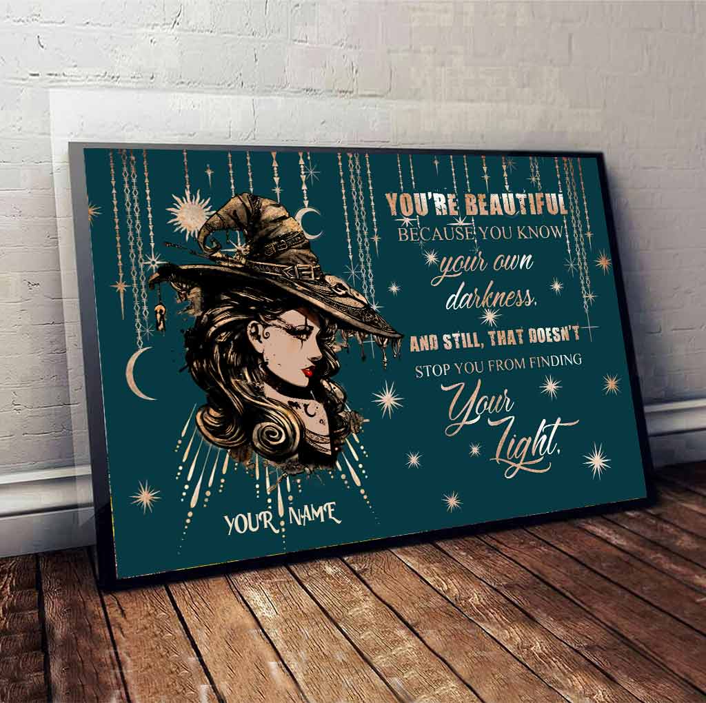 Witch You Are Beautiful Personalized Poster