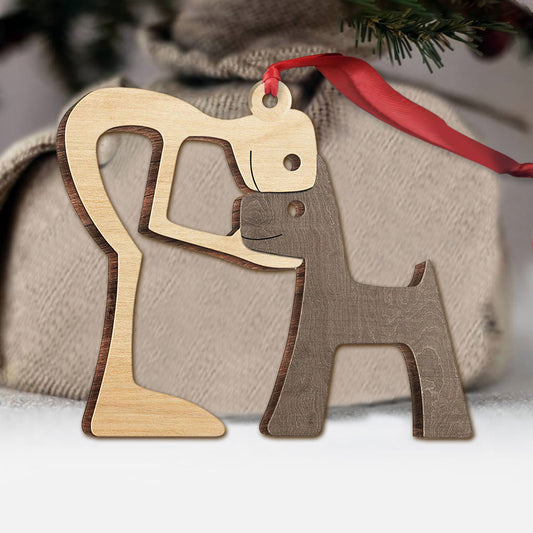 My Beloved Fur Baby - Christmas Dog Ornament (Printed On Both Sides)
